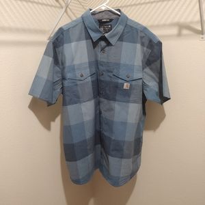 Carhartt men's short sleeve plaid shirt size XXL